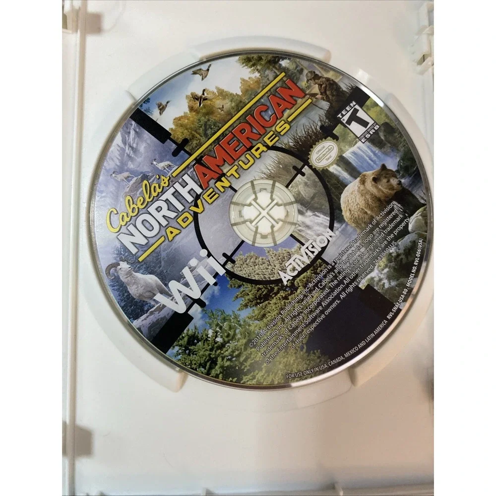 Cabela's North American Adventures (Nintendo Wii, 2010) Complete